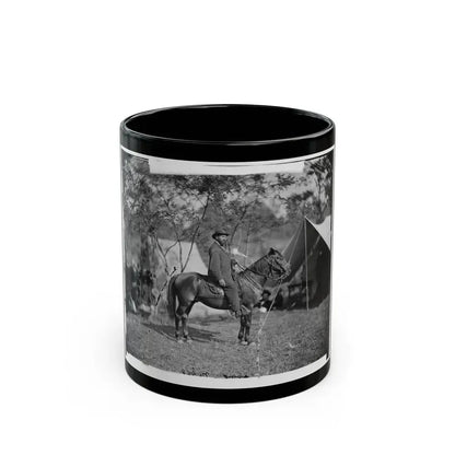 Antietam, Md. Allan Pinkerton ( E. J. Allen ) Of The Secret Service On Horseback (U.S. Civil War) Black Coffee Mug 11oz - Go Mug Yourself