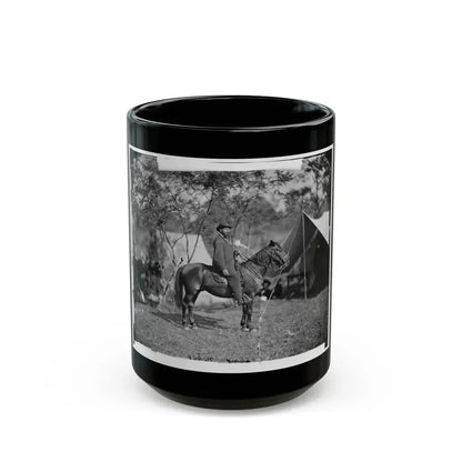 Antietam, Md. Allan Pinkerton ( E. J. Allen ) Of The Secret Service On Horseback (U.S. Civil War) Black Coffee Mug 15oz - Go Mug Yourself