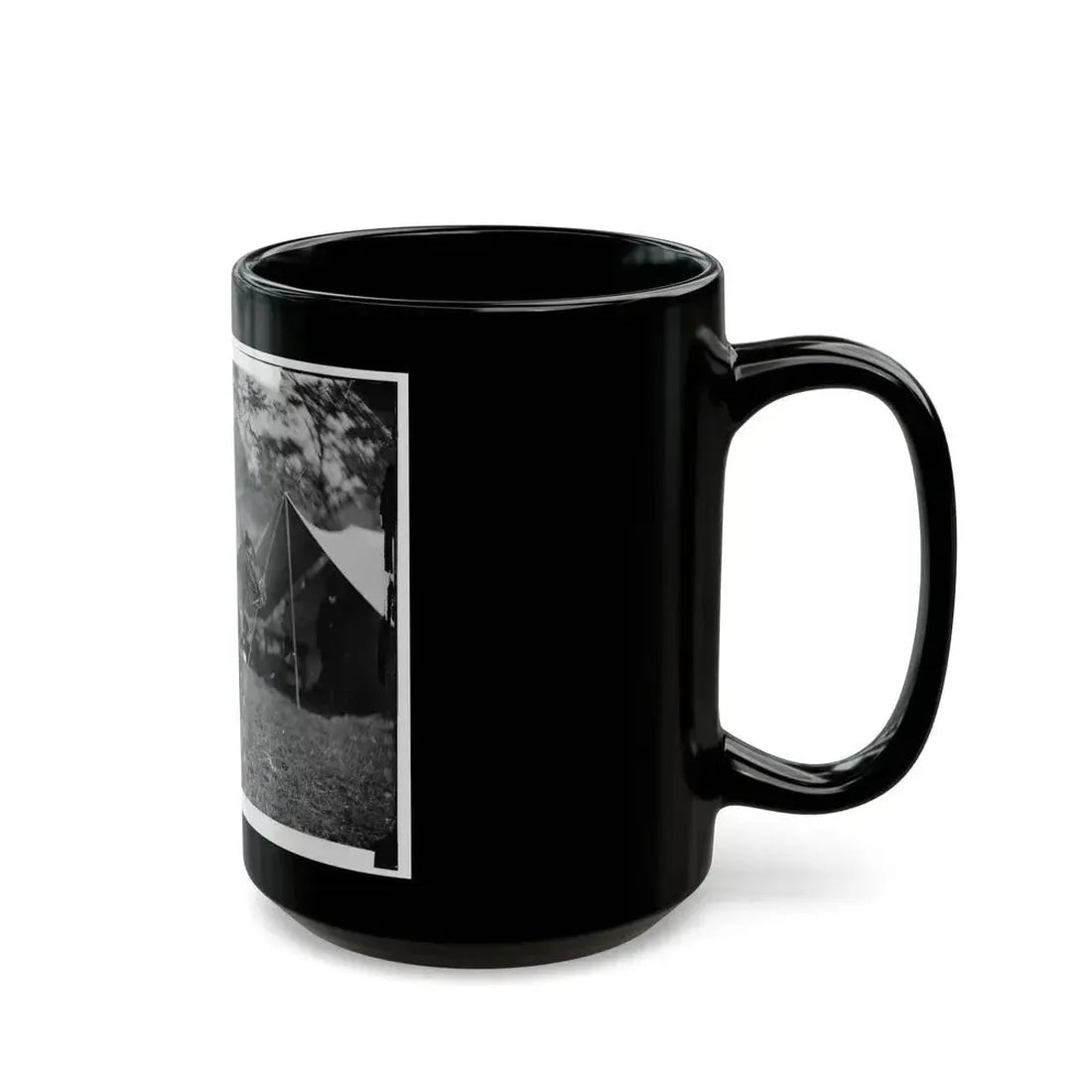 Antietam, Md. Allan Pinkerton ( E. J. Allen ) Of The Secret Service On Horseback (U.S. Civil War) Black Coffee Mug - Go Mug Yourself