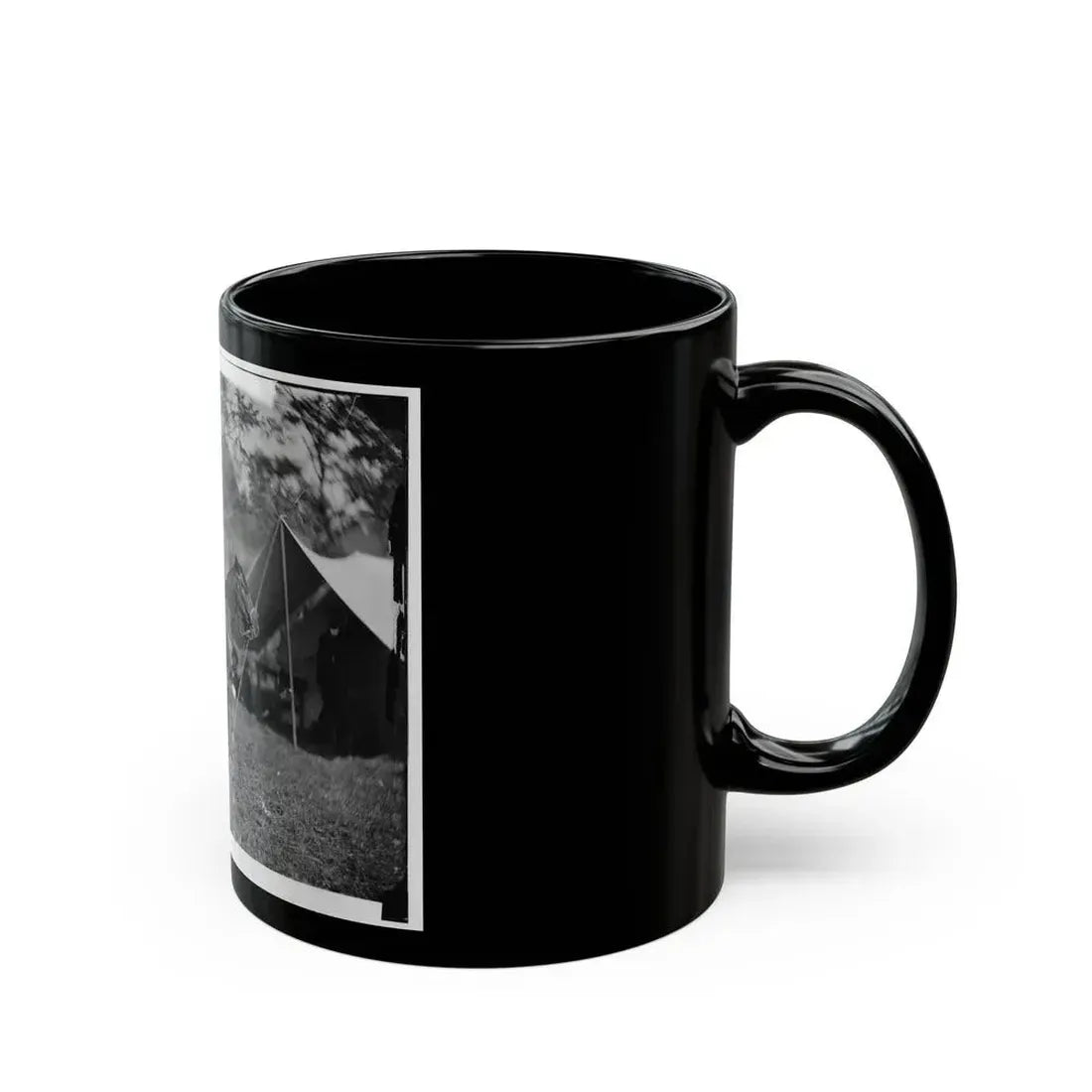 Antietam, Md. Allan Pinkerton ( E. J. Allen ) Of The Secret Service On Horseback (U.S. Civil War) Black Coffee Mug - Go Mug Yourself