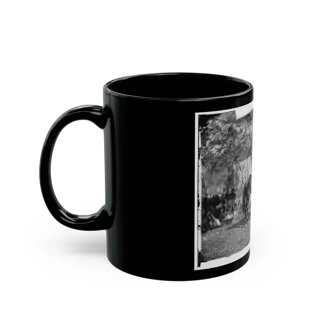 Antietam, Md. Allan Pinkerton ( E. J. Allen ) Of The Secret Service On Horseback (U.S. Civil War) Black Coffee Mug - Go Mug Yourself