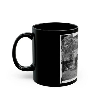 Antietam, Md. Allan Pinkerton ( E. J. Allen ) Of The Secret Service On Horseback (U.S. Civil War) Black Coffee Mug - Go Mug Yourself