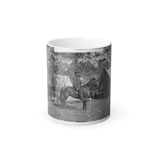 Antietam, Md. Allan Pinkerton ( E. J. Allen ) of the Secret Service on Horseback (U.S. Civil War) Color Changing Coffee Mug 11oz Default Title 11oz - Go Mug Yourself