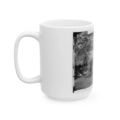 Antietam, Md. Allan Pinkerton ( E. J. Allen ) Of The Secret Service On Horseback (U.S. Civil War) White Coffee Mug - Go Mug Yourself