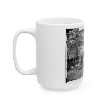 Antietam, Md. Allan Pinkerton ( E. J. Allen ) Of The Secret Service On Horseback (U.S. Civil War) White Coffee Mug - Go Mug Yourself