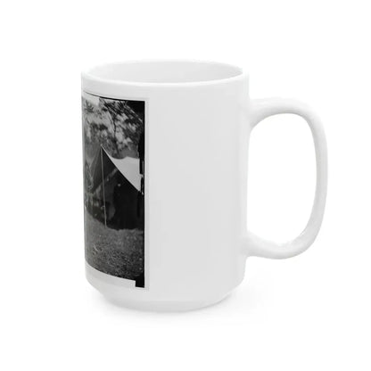 Antietam, Md. Allan Pinkerton ( E. J. Allen ) Of The Secret Service On Horseback (U.S. Civil War) White Coffee Mug - Go Mug Yourself