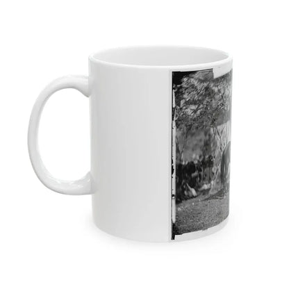Antietam, Md. Allan Pinkerton ( E. J. Allen ) Of The Secret Service On Horseback (U.S. Civil War) White Coffee Mug - Go Mug Yourself