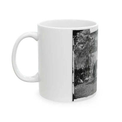 Antietam, Md. Allan Pinkerton ( E. J. Allen ) Of The Secret Service On Horseback (U.S. Civil War) White Coffee Mug - Go Mug Yourself