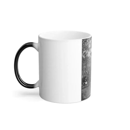 Antietam, Md. Allan Pinkerton, President Lincoln, and Maj. Gen. John A. Mcclernand (U.S. Civil War) Color Changing Coffee Mug 11oz - Go Mug Yourself