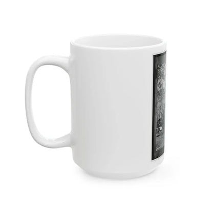 Antietam, Md. Allan Pinkerton, President Lincoln, And Maj. Gen John A. Mcclernand (U.S. Civil War) White Coffee Mug - Go Mug Yourself