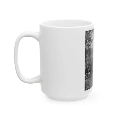 Antietam, Md. Allan Pinkerton, President Lincoln, And Maj. Gen. John A. Mcclernand (U.S. Civil War) White Coffee Mug - Go Mug Yourself