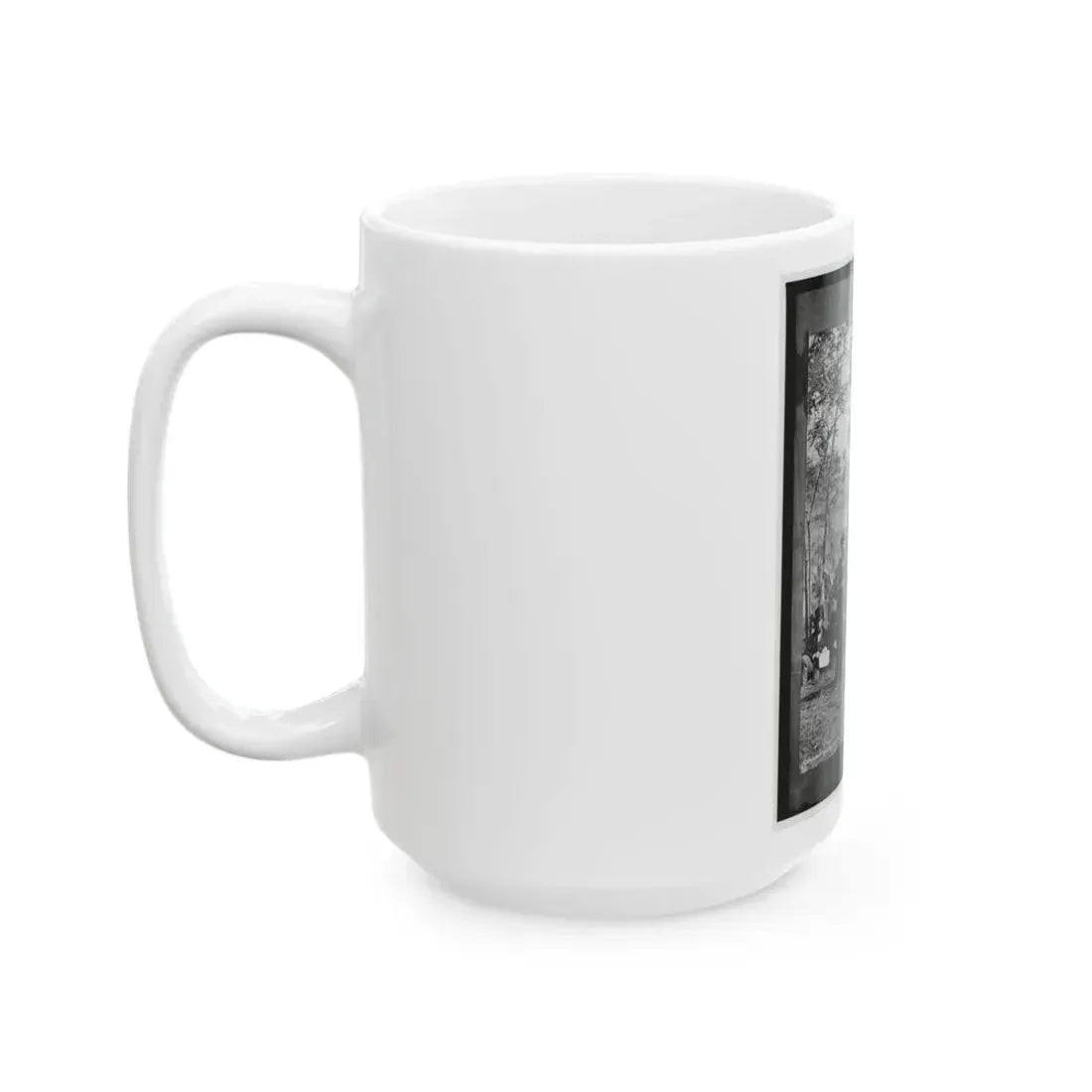 Antietam, Md. Allan Pinkerton, President Lincoln, And Maj. Gen John A. Mcclernand (U.S. Civil War) White Coffee Mug - Go Mug Yourself