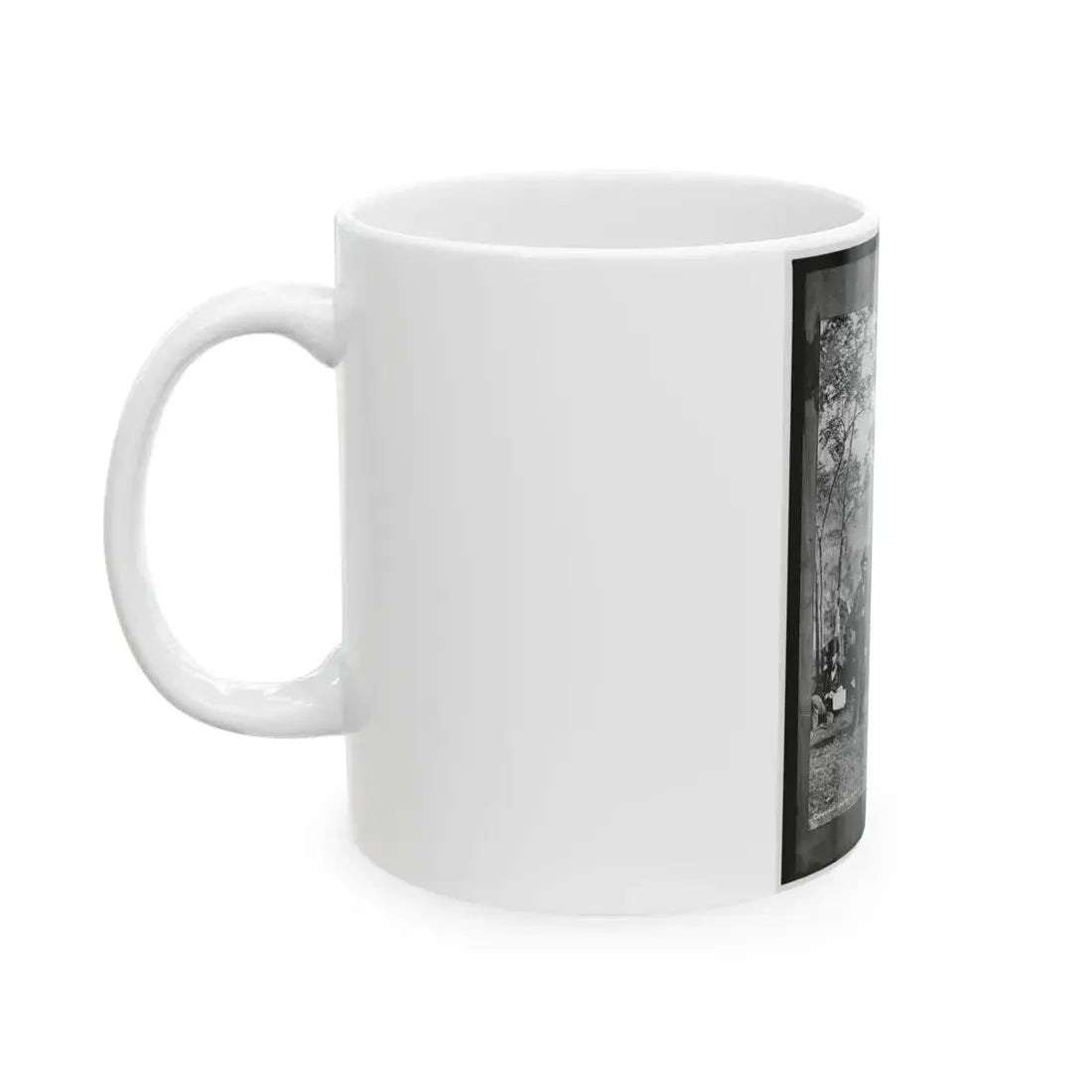 Antietam, Md. Allan Pinkerton, President Lincoln, And Maj. Gen John A. Mcclernand (U.S. Civil War) White Coffee Mug - Go Mug Yourself