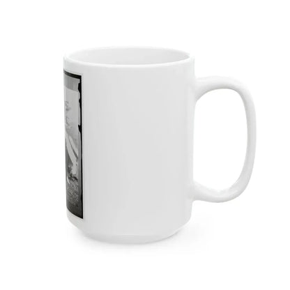 Antietam, Md. Allan Pinkerton, President Lincoln, And Maj. Gen John A. Mcclernand (U.S. Civil War) White Coffee Mug - Go Mug Yourself