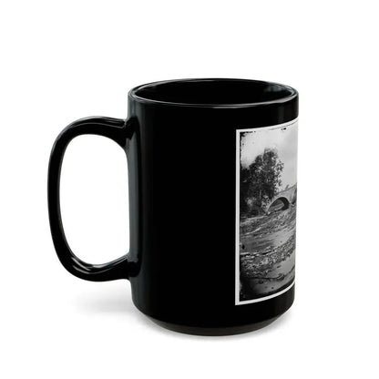 Antietam, Md. Antietam Bridge On The Sharpsburg-Boonsboro Turnpike (U.S. Civil War) Black Coffee Mug - Go Mug Yourself
