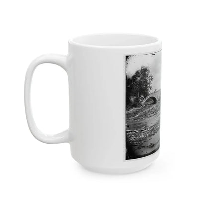 Antietam, Md. Antietam Bridge On The Sharpsburg-Boonsboro Turnpike (U.S. Civil War) White Coffee Mug - Go Mug Yourself
