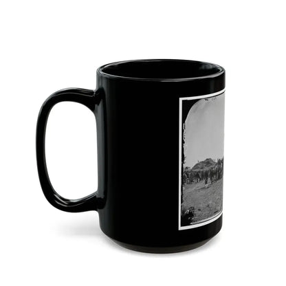 Antietam, Md. Blacksmith Shoeing Horses At Headquarters, Army Of The Potomac (U.S. Civil War) Black Coffee Mug - Go Mug Yourself