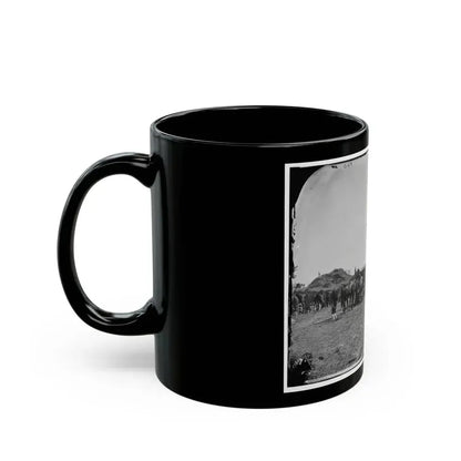 Antietam, Md. Blacksmith Shoeing Horses At Headquarters, Army Of The Potomac (U.S. Civil War) Black Coffee Mug - Go Mug Yourself
