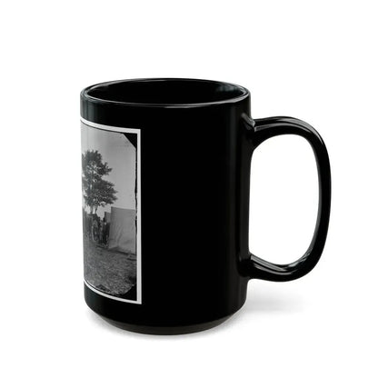 Antietam, Md. Blacksmith Shoeing Horses At Headquarters, Army Of The Potomac (U.S. Civil War) Black Coffee Mug - Go Mug Yourself