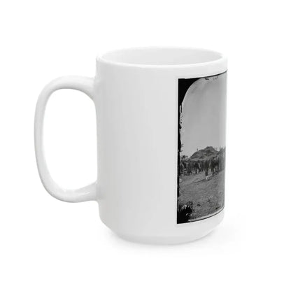 Antietam, Md. Blacksmith Shoeing Horses At Headquarters, Army Of The Potomac (U.S. Civil War) White Coffee Mug - Go Mug Yourself