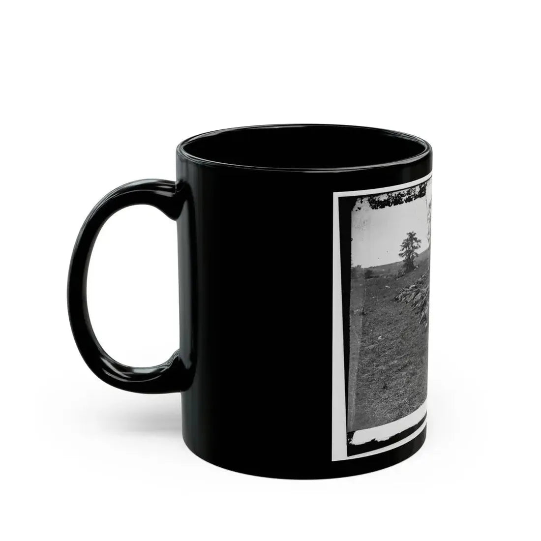 Antietam, Md. Bodies Of Confederate Dead Gathered For Burial (U.S. Civil War) Black Coffee Mug - Go Mug Yourself