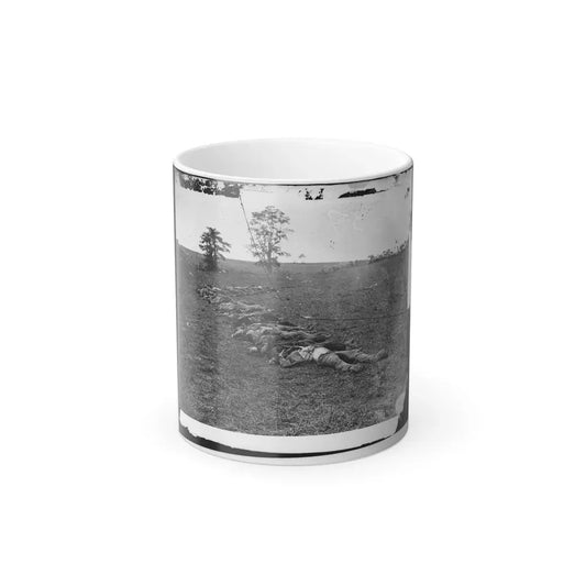 Antietam, Md. Bodies of Confederate Dead Gathered for Burial (U.S. Civil War) Color Changing Coffee Mug 11oz Default Title 11oz - Go Mug Yourself