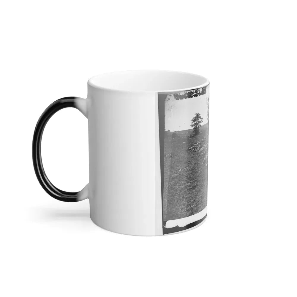 Antietam, Md. Bodies of Confederate Dead Gathered for Burial (U.S. Civil War) Color Changing Coffee Mug 11oz - Go Mug Yourself