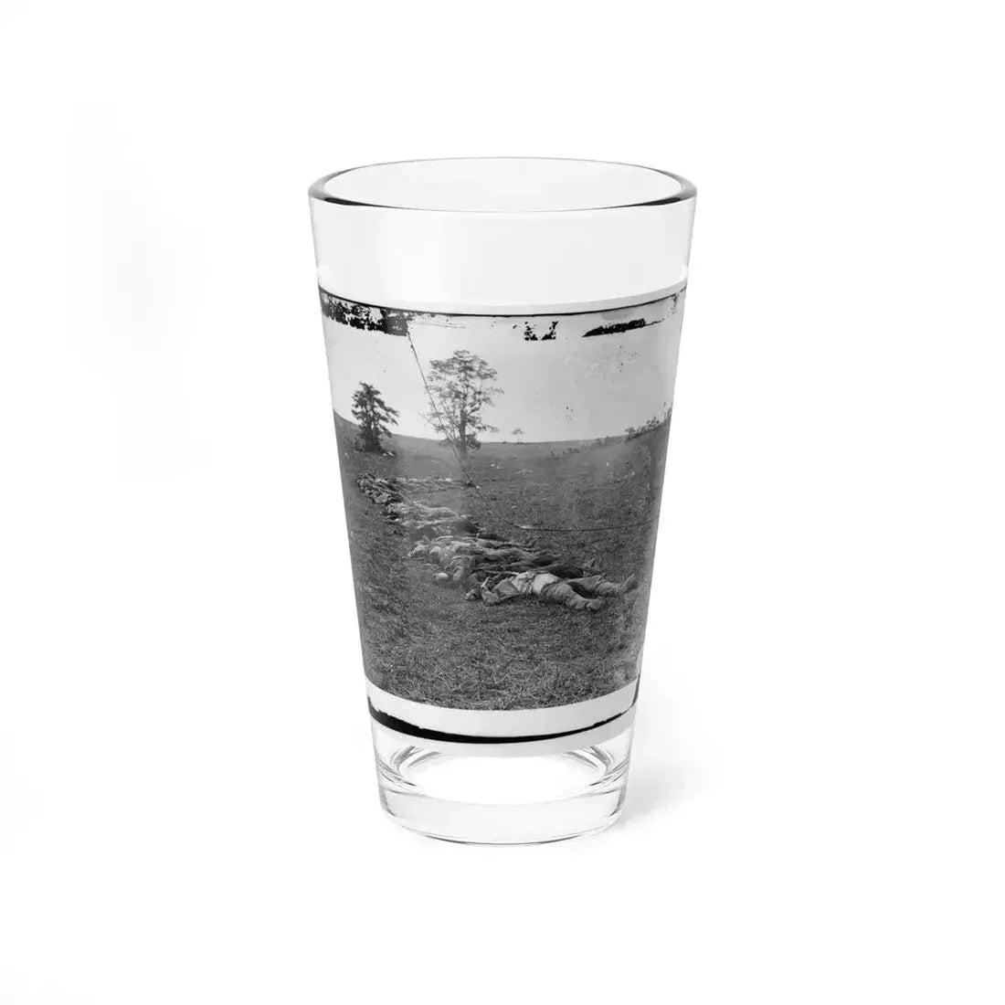 Antietam, Md. Bodies Of Confederate Dead Gathered For Burial (U.S. Civil War) Pint Glass 16oz - Go Mug Yourself
