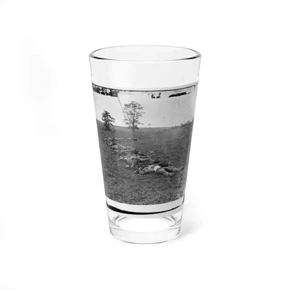 Antietam, Md. Bodies Of Confederate Dead Gathered For Burial (U.S. Civil War) Pint Glass 16oz - Go Mug Yourself