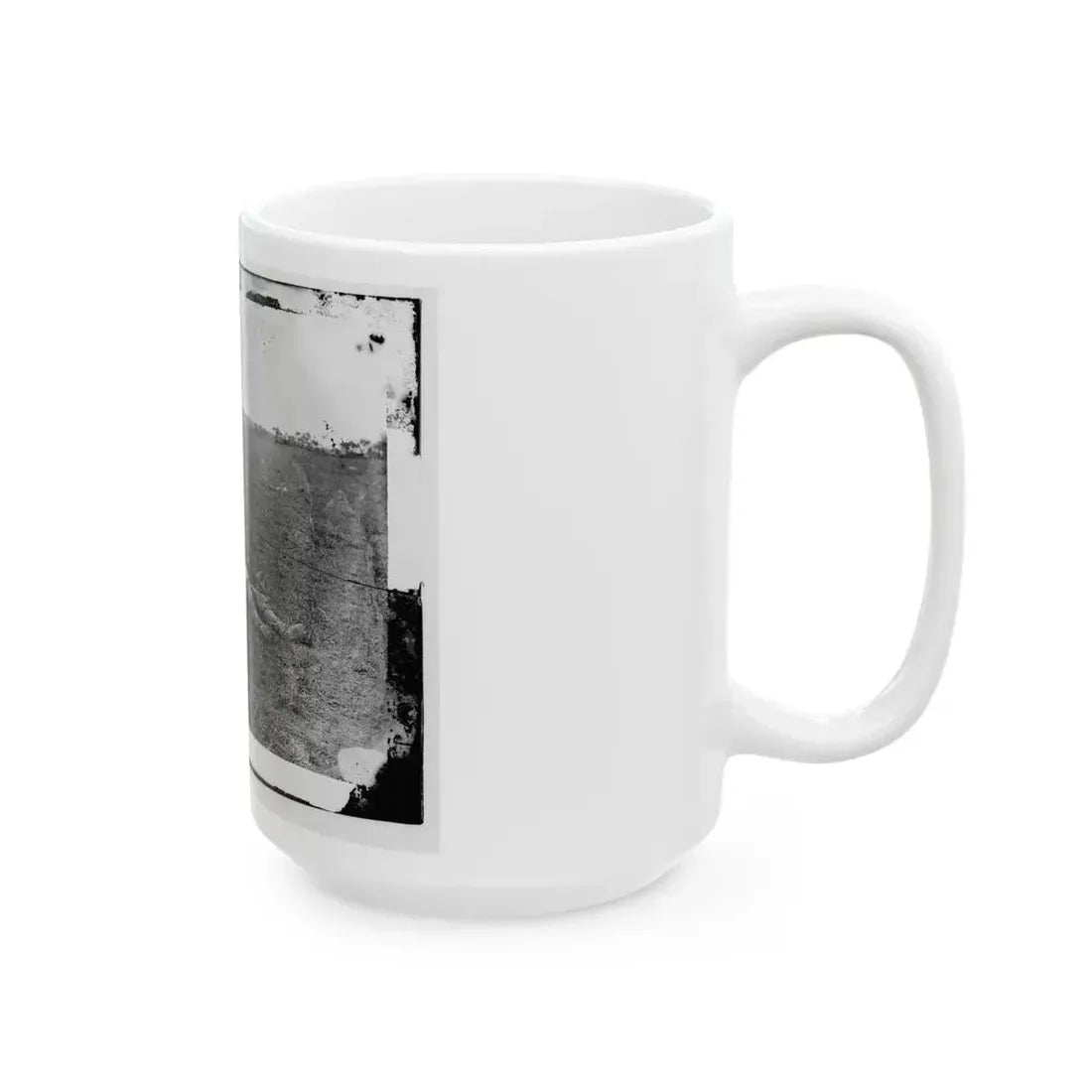 Antietam, Md. Bodies Of Confederate Dead Gathered For Burial (U.S. Civil War) White Coffee Mug - Go Mug Yourself