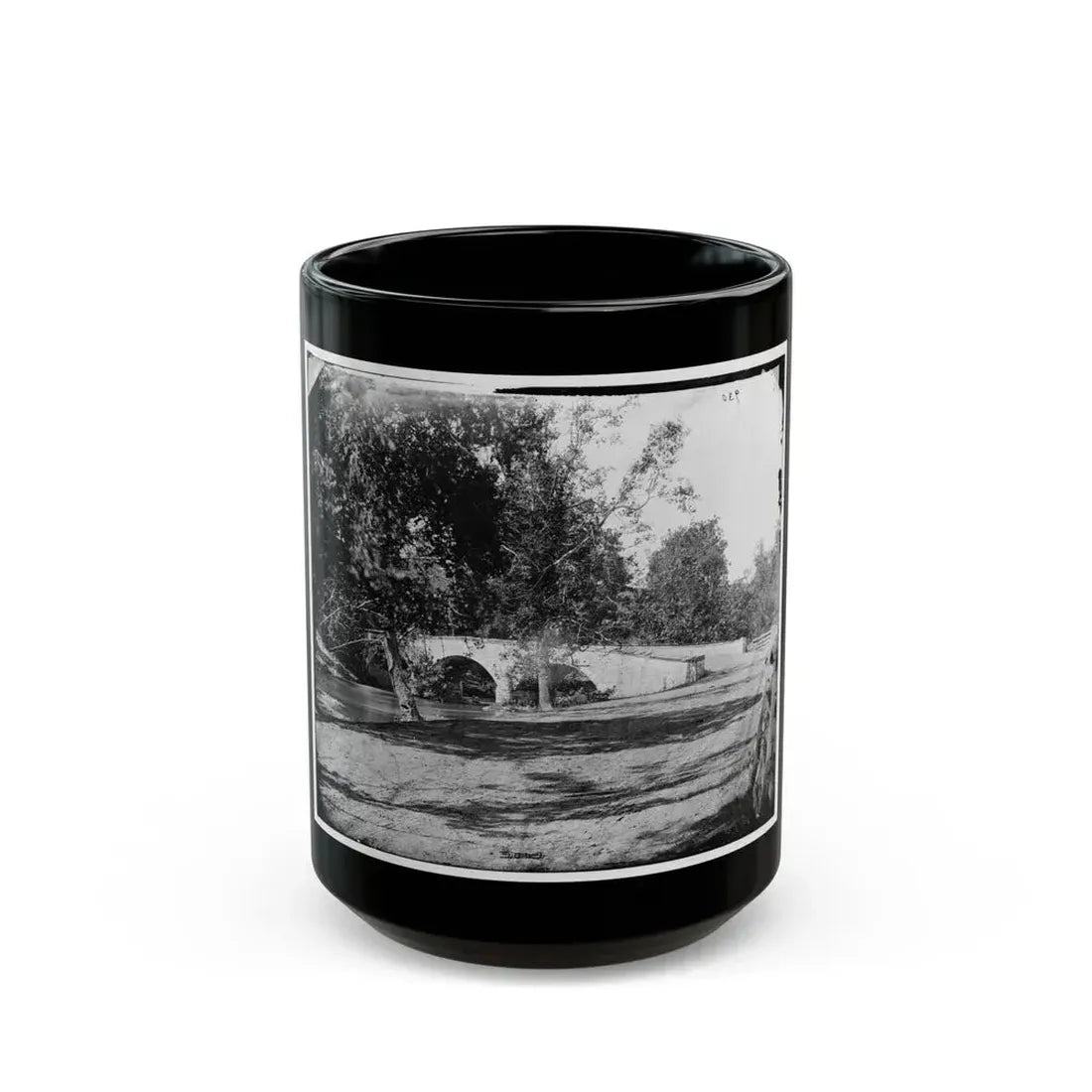 Antietam, Md. Burnside's Bridge (U.S. Civil War) Black Coffee Mug 15oz - Go Mug Yourself