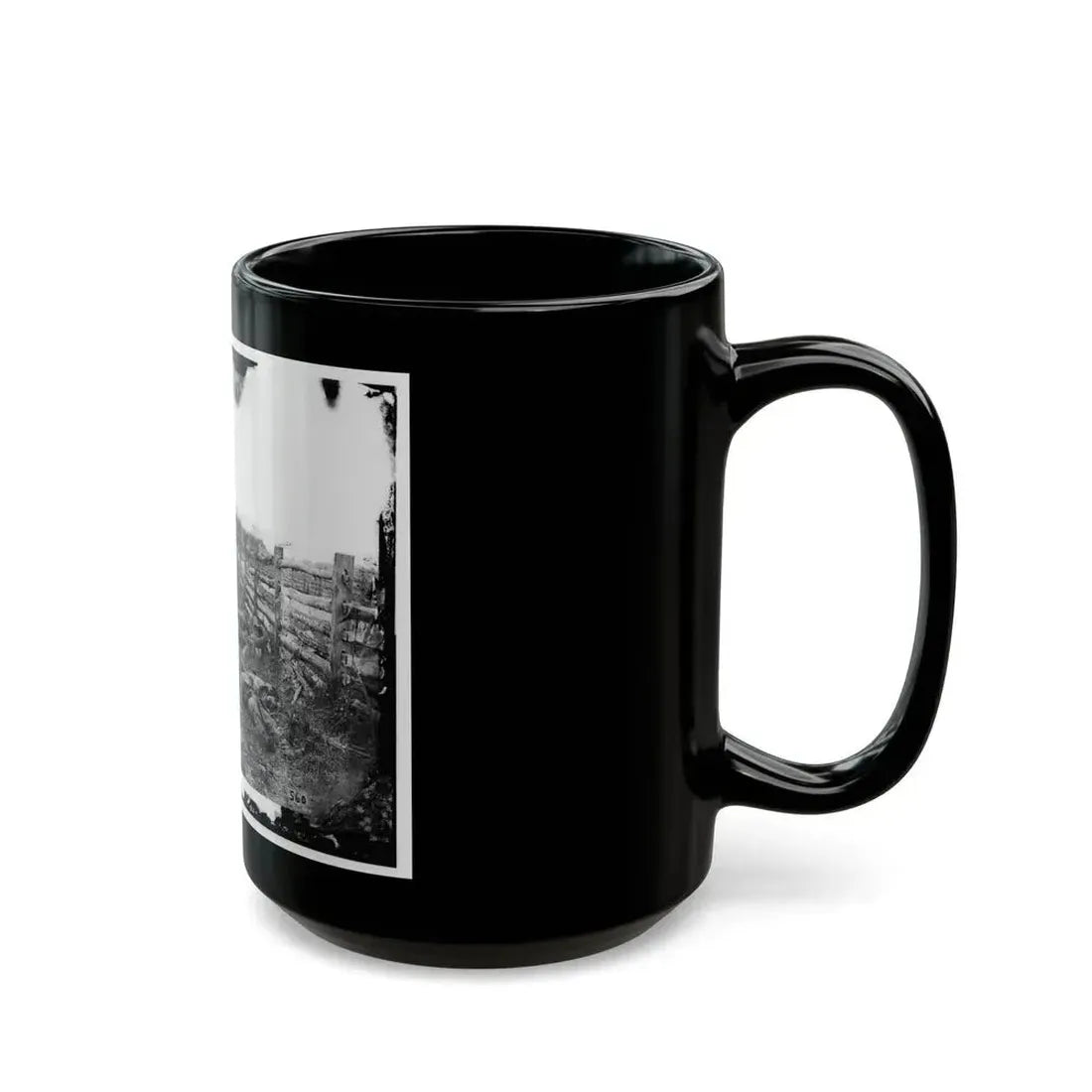 Antietam, Md. Confederate Dead By A Fence On The Hagerstown Road (U.S. Civil War) Black Coffee Mug - Go Mug Yourself