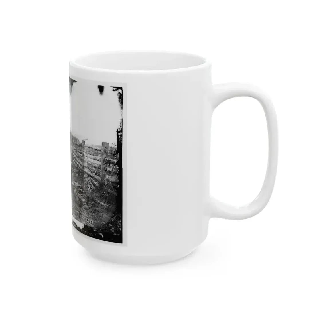 Antietam, Md. Confederate Dead By A Fence On The Hagerstown Road (U.S. Civil War) White Coffee Mug - Go Mug Yourself