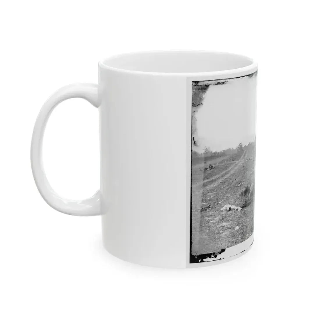Antietam, Md. Confederate Dead By A Fence On The Hagerstown Road (U.S. Civil War) White Coffee Mug - Go Mug Yourself