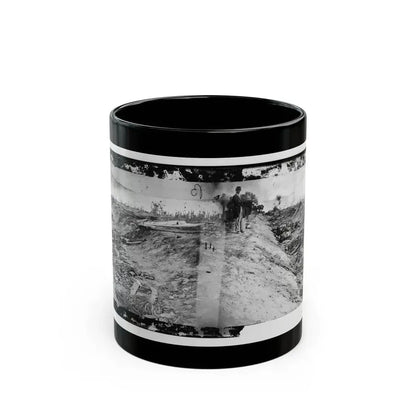 Antietam, Md. Confederate Dead In A Ditch On The Right Wing (U.S. Civil War) Black Coffee Mug 11oz - Go Mug Yourself