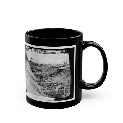 Antietam, Md. Confederate Dead In A Ditch On The Right Wing (U.S. Civil War) Black Coffee Mug - Go Mug Yourself