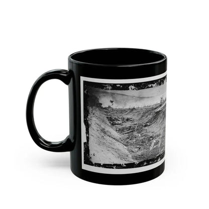 Antietam, Md. Confederate Dead In A Ditch On The Right Wing (U.S. Civil War) Black Coffee Mug - Go Mug Yourself