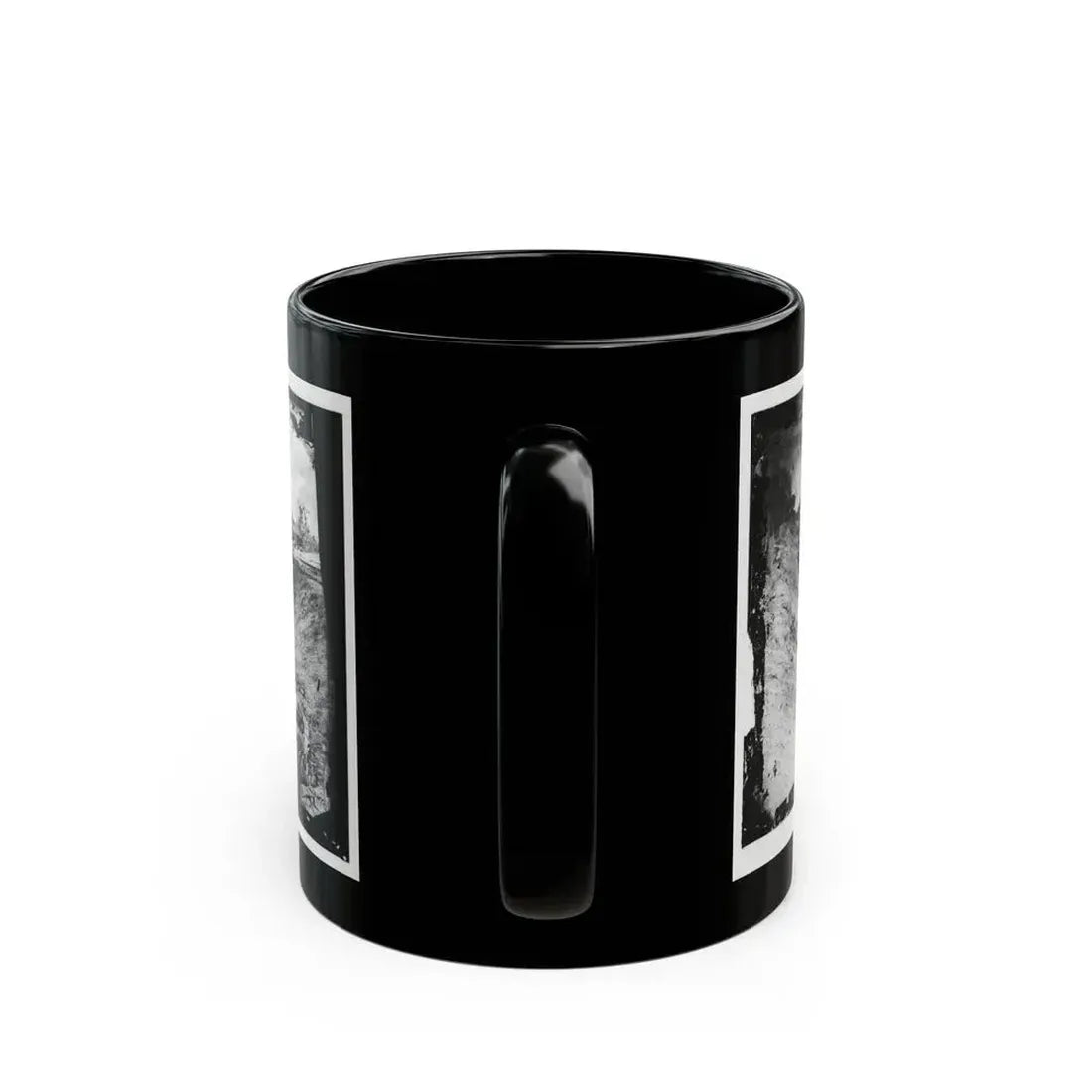 Antietam, Md. Confederate Dead In A Ditch On The Right Wing (U.S. Civil War) Black Coffee Mug - Go Mug Yourself