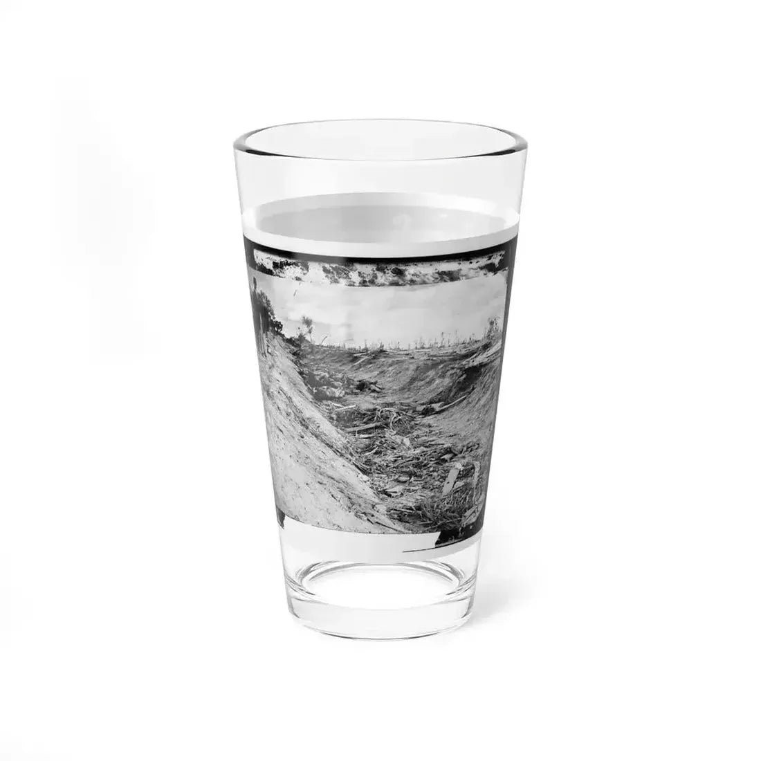Antietam, Md. Confederate Dead In A Ditch On The Right Wing (U.S. Civil War) Pint Glass 16oz - Go Mug Yourself