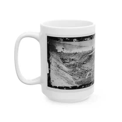 Antietam, Md. Confederate Dead In A Ditch On The Right Wing (U.S. Civil War) White Coffee Mug - Go Mug Yourself