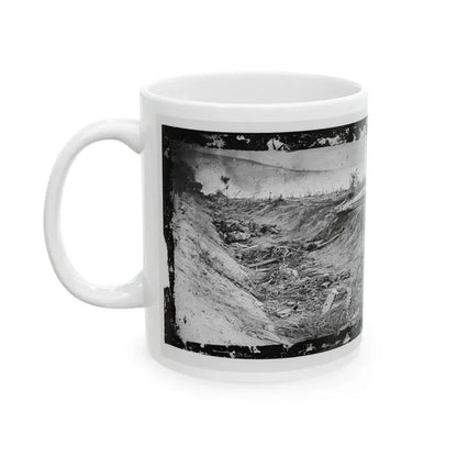 Antietam, Md. Confederate Dead In A Ditch On The Right Wing (U.S. Civil War) White Coffee Mug - Go Mug Yourself