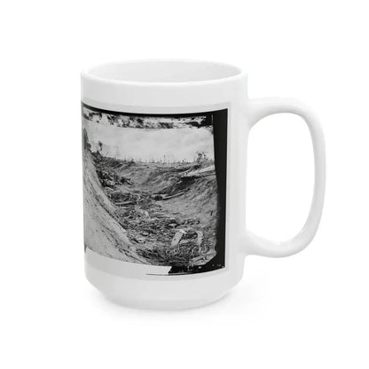 Antietam, Md. Confederate Dead In A Ditch On The Right Wing (U.S. Civil War) White Coffee Mug - Go Mug Yourself