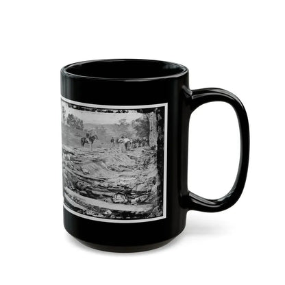 Antietam, Md. Confederate Dead In A Ditch On The Right Wing Used As A Rifle Pit (U.S. Civil War) Black Coffee Mug - Go Mug Yourself
