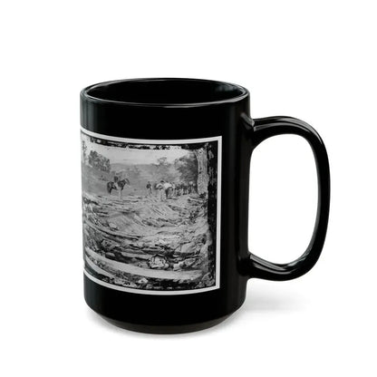 Antietam, Md. Confederate Dead In A Ditch On The Right Wing Used As A Rifle Pit (U.S. Civil War) Black Coffee Mug - Go Mug Yourself