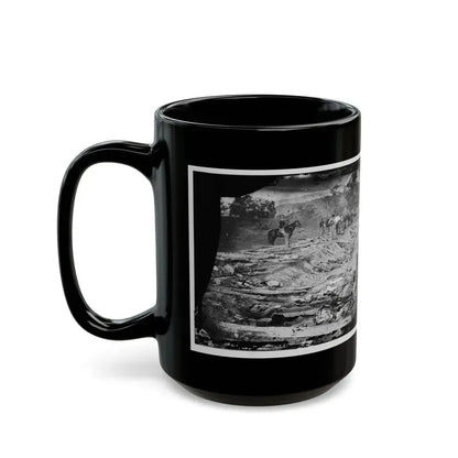 Antietam, Md. Confederate Dead In A Ditch On The Right Wing Used As A Rifle Pit (U.S. Civil War) Black Coffee Mug - Go Mug Yourself