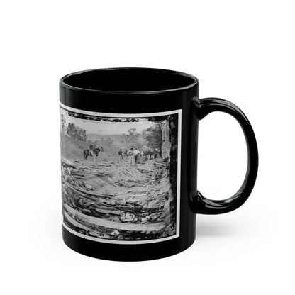 Antietam, Md. Confederate Dead In A Ditch On The Right Wing Used As A Rifle Pit (U.S. Civil War) Black Coffee Mug - Go Mug Yourself