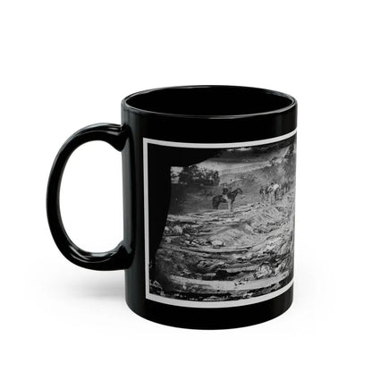 Antietam, Md. Confederate Dead In A Ditch On The Right Wing Used As A Rifle Pit (U.S. Civil War) Black Coffee Mug - Go Mug Yourself