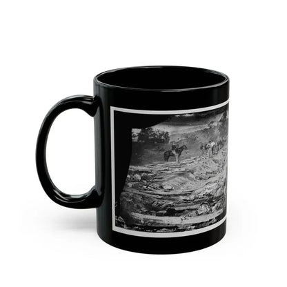 Antietam, Md. Confederate Dead In A Ditch On The Right Wing Used As A Rifle Pit (U.S. Civil War) Black Coffee Mug - Go Mug Yourself