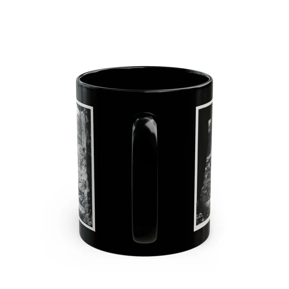 Antietam, Md. Confederate Dead In A Ditch On The Right Wing Used As A Rifle Pit (U.S. Civil War) Black Coffee Mug - Go Mug Yourself