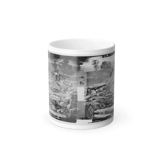 Antietam, Md. Confederate Dead in a Ditch on the Right Wing Used as a Rifle Pit (U.S. Civil War) Color Changing Coffee Mug 11oz Default Title 11oz - Go Mug Yourself